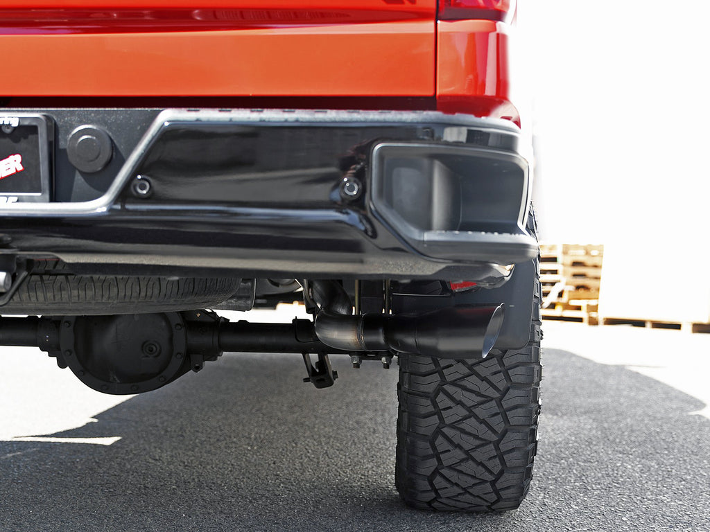 aFe Vulcan Series 3in 304SS Exhaust Cat-Back w/Blk Tip 2019 GM Silverado/Sierra 1500 L4-2.7L (t) aFe AFE49-34109-B