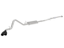 Load image into Gallery viewer, aFe Vulcan Series 3in 304SS Exhaust Cat-Back w/Blk Tip 2019 GM Silverado/Sierra 1500 L4-2.7L (t) aFe AFE49-34109-B