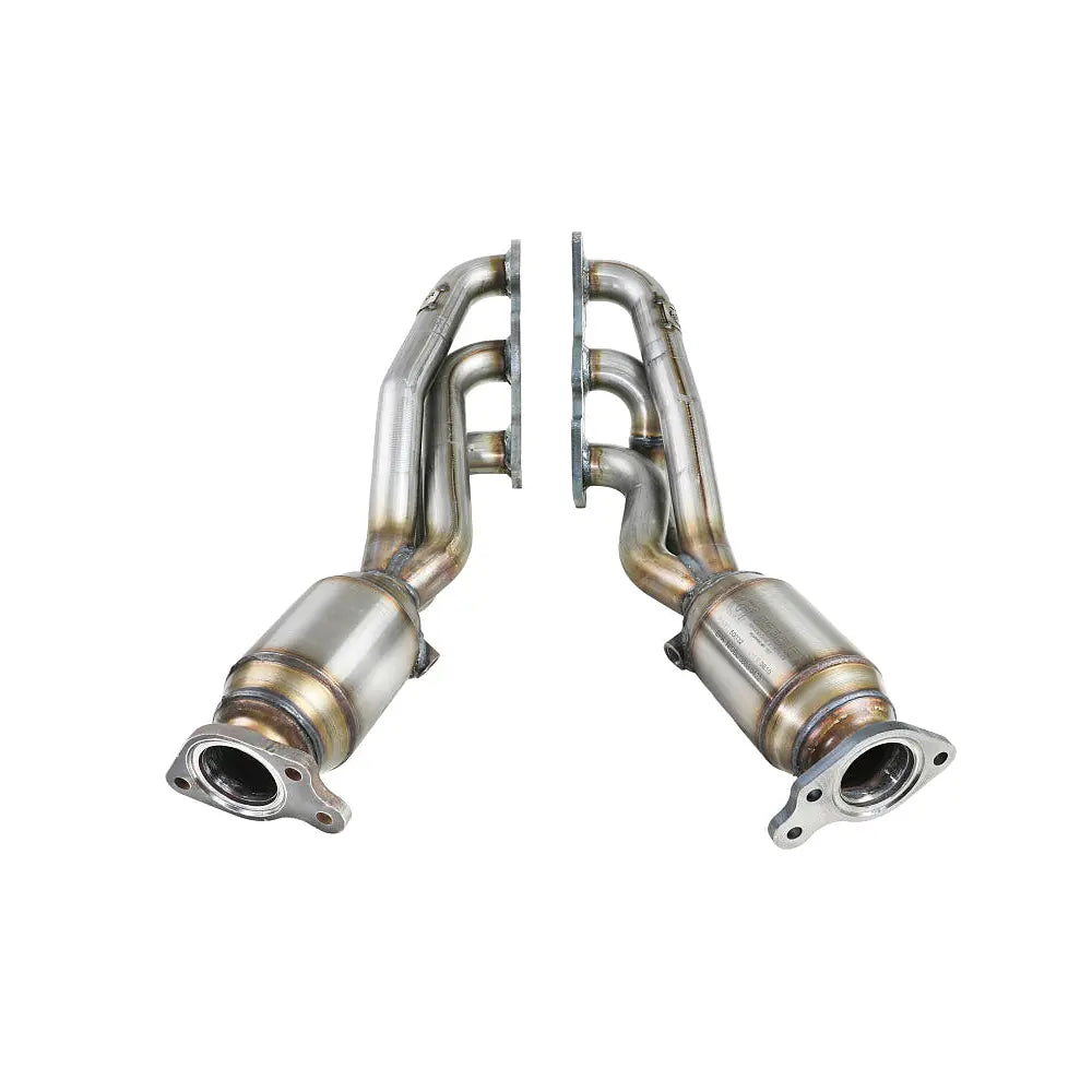 aFe 05-11 Toyota Tacoma V6-4.0L Twisted Steel 409 Stainless Steel Long Tube Header w/ Cat - AFE48-46001-1HC