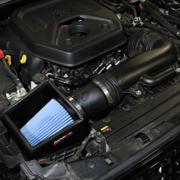Intake installed on Wrangler JL engine bay