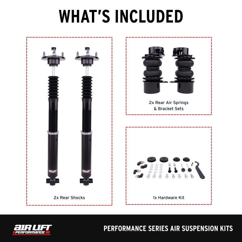 Air Lift 76518 Rear Air Suspension Kit Lexus RC GS