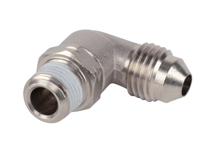 Air Lift 1/8in MNPT x 4AN Swivel Elbow Fitting - Air Lift ALF21815