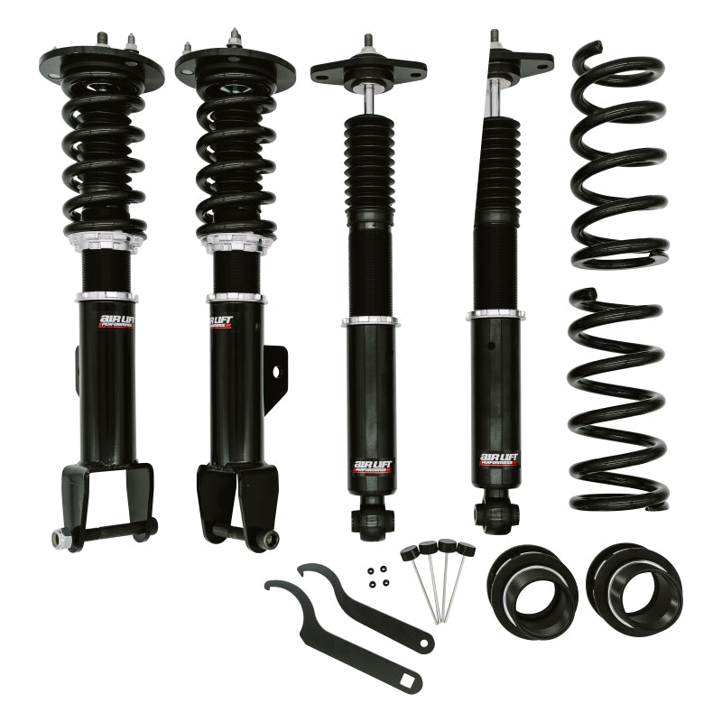 Air Lift Performance coilover kit components