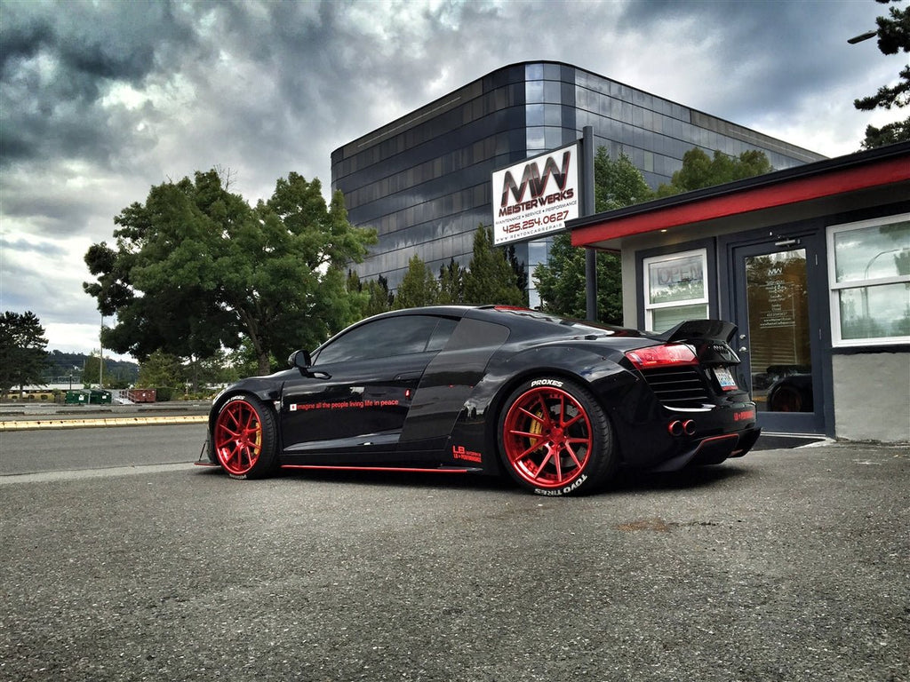 Air Suspension Kit Audi R8 2007-2014 - Black Ops Auto Works