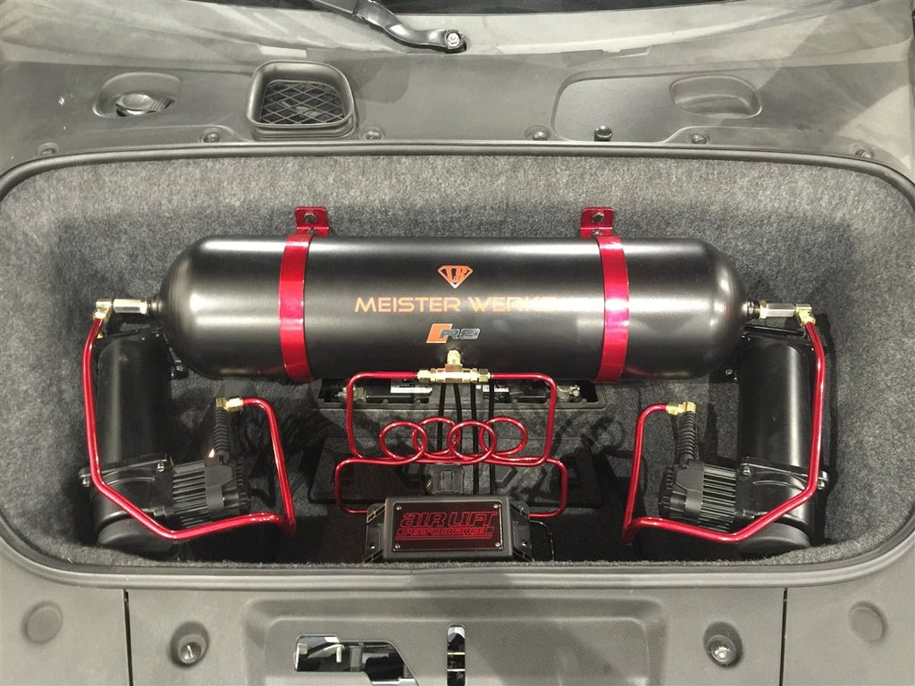 Air Suspension Kit Audi R8 2007-2014 - Black Ops Auto Works