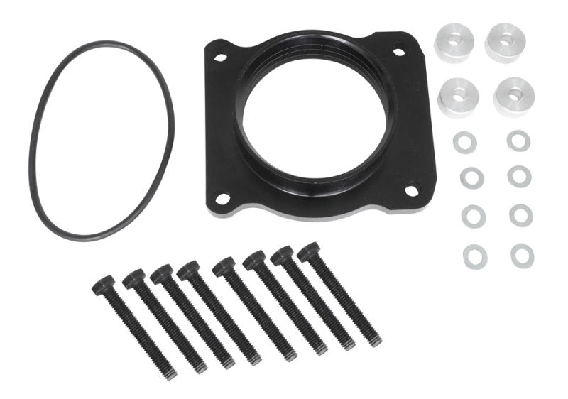 Airaid 04-10 Ford F-150 5.4L - 24V Triton / 05-08 F-250 5.4L / 2010 Raptor 5.4L PowerAid TB Spacer - Black Ops Auto Works