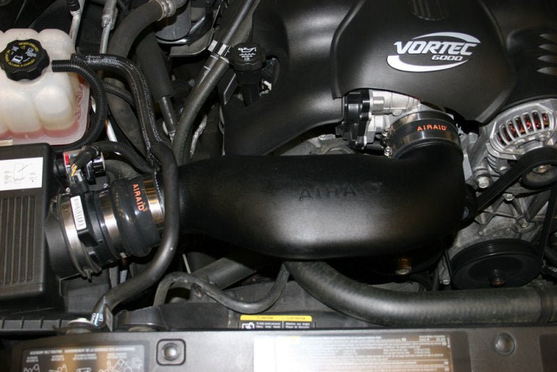 Airaid 05-06 Chevy / GMC / Cadillac 4.8/5.3/6.0L Airaid Jr Intake Kit - Dry / Red Media - Black Ops Auto Works