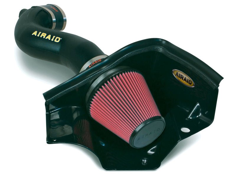 Airaid 05-09 Ford Mustang 4.6L Race Only (No MVT) MXP Intake System w/ Tube (Oiled / Red Media) - Black Ops Auto Works