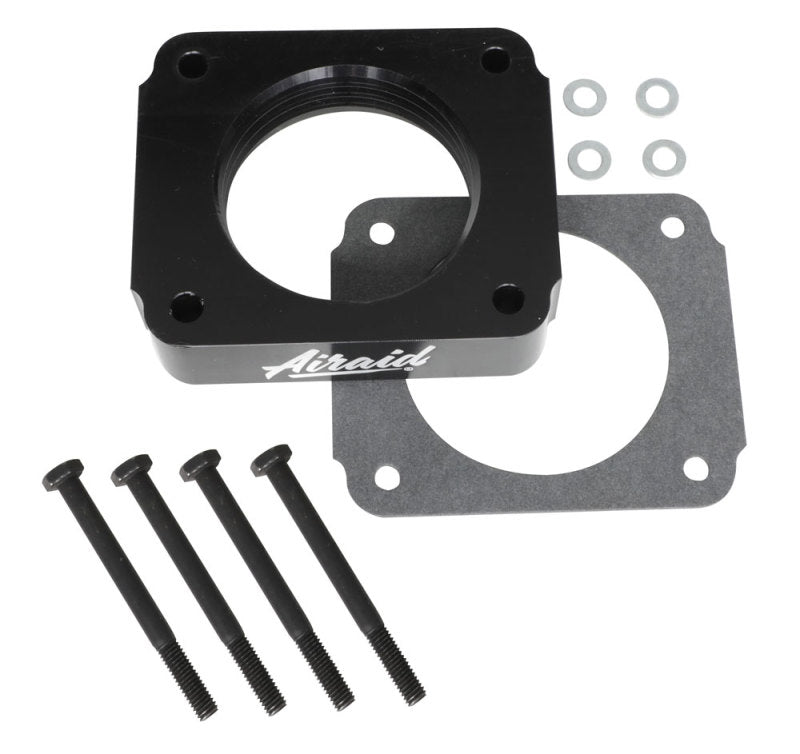 Airaid 05-10 Mustang 4.0L V6 PowerAid TB Spacer - Black Ops Auto Works