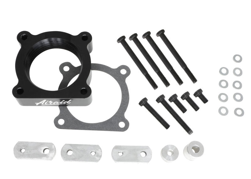 Airaid 05-14 Toyota Tacoma 4.0L / 05-09 4Runner 4.0L / 07-09 FJ Cruiser 4.0L PowerAid TB Spacer - Black Ops Auto Works