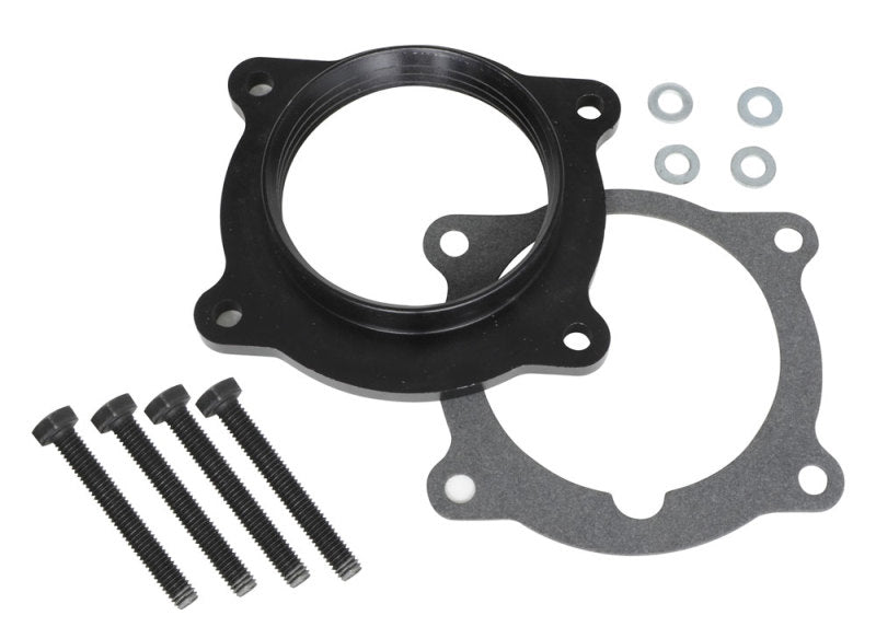 Airaid 08-13 GM 3.0/3.6L V6 Car/Truck/SUV / 08-13 CTS / 13 ATS 3.0/3.6L PowerAid TB Spacer - Black Ops Auto Works
