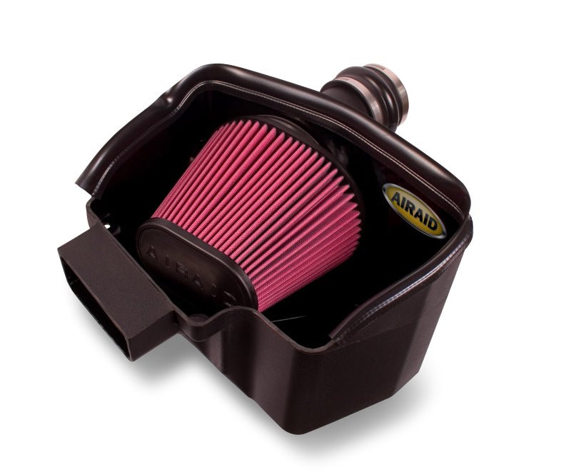 Airaid 10-13 Ford Taurus SHO/Flex 3.5L Turbo MXP Intake System w/ Tube (Dry / Red Media) - Black Ops Auto Works