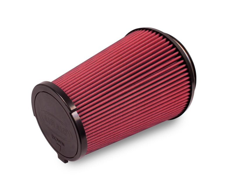 Airaid 10-14 Ford Mustang Shelby 5.4L Supercharged Direct Replacement Filter - Oiled / Red Media - Black Ops Auto Works