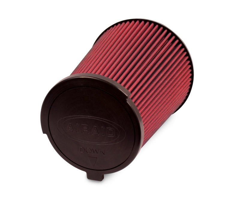 Airaid 10-14 Ford Mustang Shelby 5.4L Supercharged Direct Replacement Filter - Oiled / Red Media - Black Ops Auto Works