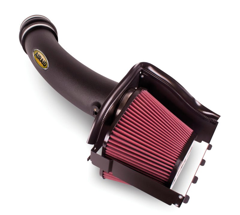 Airaid 10-14 Ford SVT Raptor / 11-13 F-150 6.2L CAD Intake System w/ Tube (Dry / Red Media) - Black Ops Auto Works