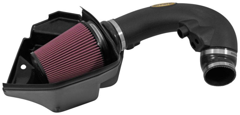 Airaid 12-13 Ford Mustang Boss 302 MXP Intake System w/ Tube (Oiled / Red Media) - Black Ops Auto Works