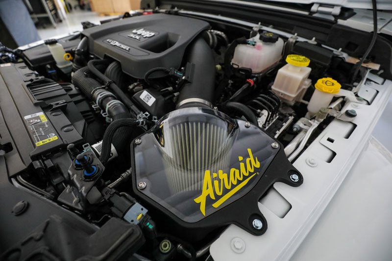 Airaid 20-21 Jeep Wrangler V6-3.0L DSL Performance Air Intake System - Hardware Included - Black Ops Auto Works