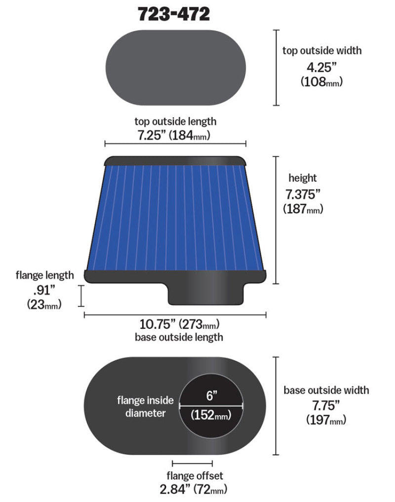 Airaid Kit Replacement Filter - Black Ops Auto Works