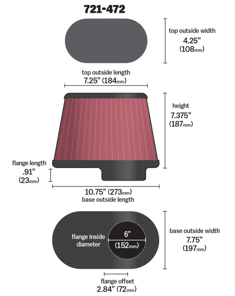 Airaid Kit Replacement Filter - Black Ops Auto Works