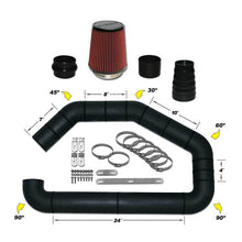 Load image into Gallery viewer, Airaid U-Build-It - Universal 3.5in Master Kit I w/700-452 (6in) Filter - Black Ops Auto Works