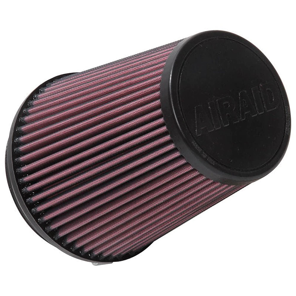 Airaid Universal Air Filter - Cone 5in FLG x 6-1/2in B x 4-3/4in T x 7-9/16in H - Black Ops Auto Works