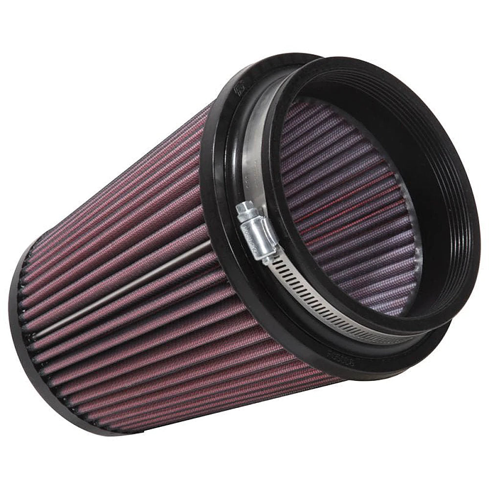 Airaid Universal Air Filter - Cone 5in FLG x 6-1/2in B x 4-3/4in T x 7-9/16in H - Black Ops Auto Works