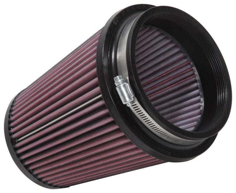Airaid Universal Air Filter - Cone 5in FLG x 6-1/2in B x 4-3/4in T x 7-9/16in H - Black Ops Auto Works