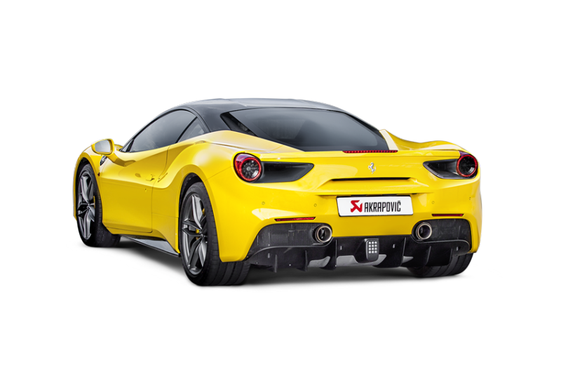 Akrapovic MTP-FE488H Ferrari 488 GTB Spider Slip-On Ti