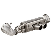 Load image into Gallery viewer, Akrapovic Akrapovic 2020+ Porsche Cayman GT4 (718) Slip-On Race Line (Titanium) (Req Tips / Option 2)