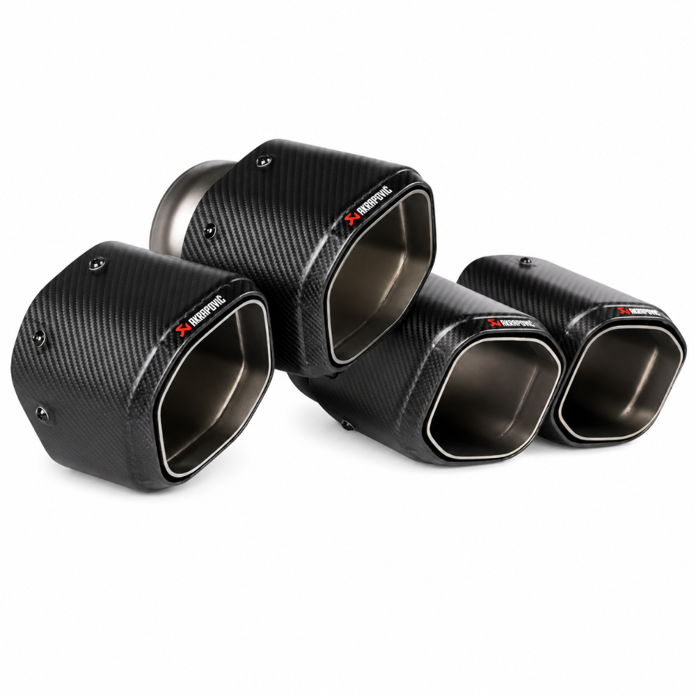TP-CT/79 BMW M5 G90 G99 Hexagonal Carbon Tail Pipe Set