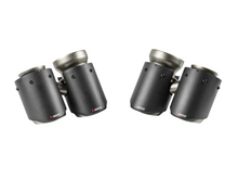 Load image into Gallery viewer, TP-CT/78 BMW M5 G90 G99 Round Carbon Tail Pipe Set