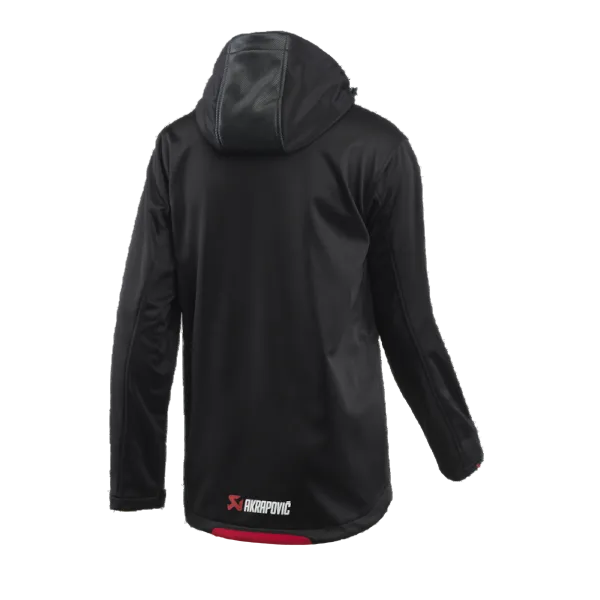 Akrapovic Mens Corpo Softshell Jacket Black - 2XL - Akrapovic 802085