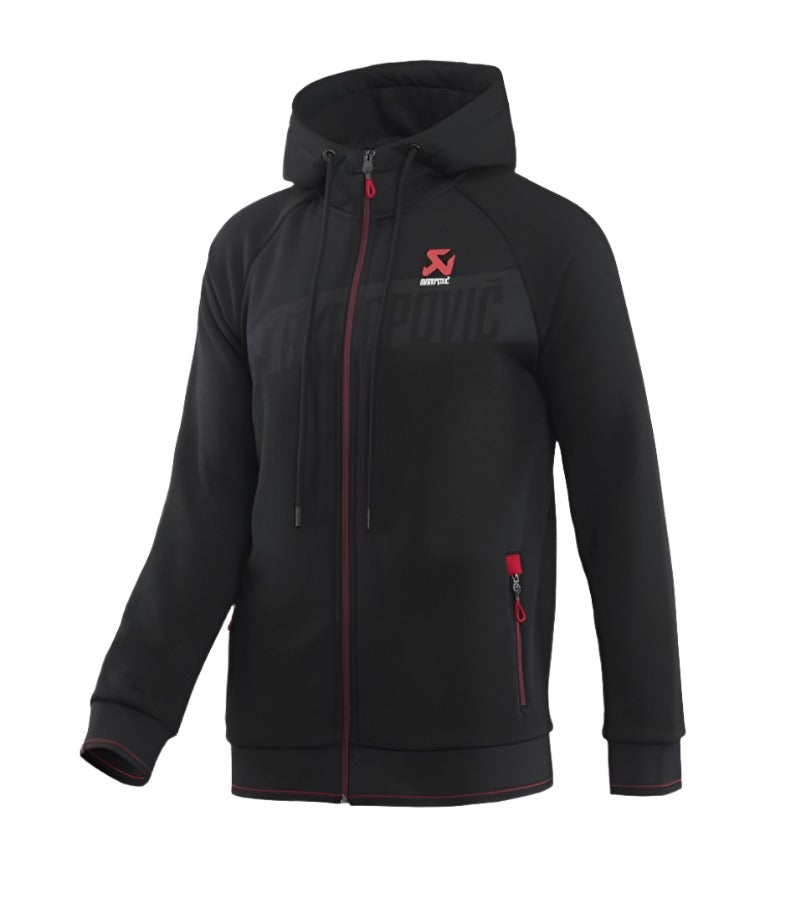 Akrapovic Akrapovic Mens Corpo Zip Hoodie Black - Large