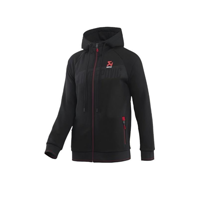 Akrapovic Akrapovic Mens Corpo Zip Hoodie Black - Large