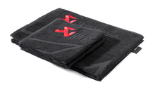 Load image into Gallery viewer, Akrapovic Akrapovic Towel Set - Black w/ Red Logo