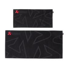 Load image into Gallery viewer, Akrapovic Akrapovic Towel Set - Black w/ Red Logo