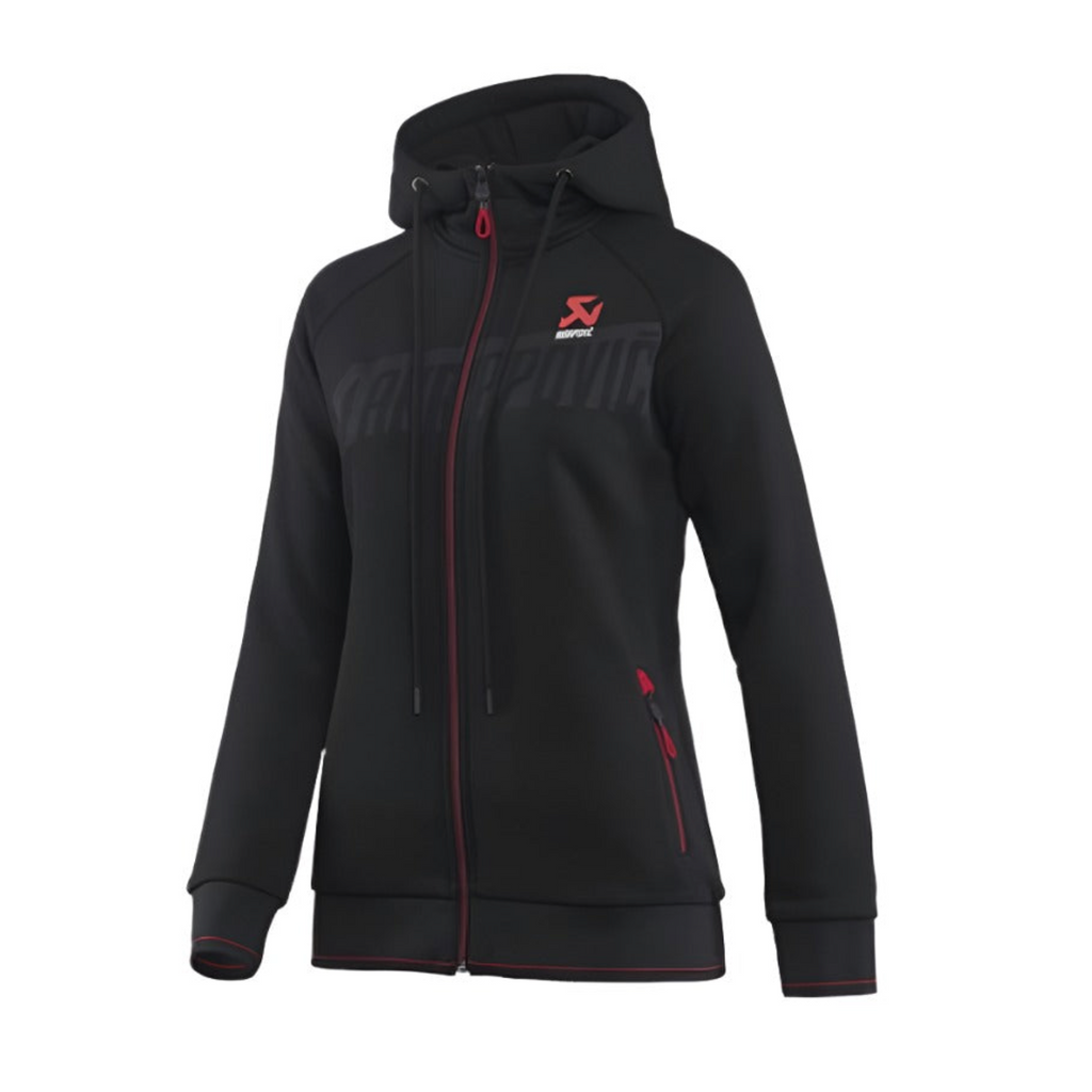 Akrapovic Akrapovic Womens Corpo Rain Jacket Black - Small