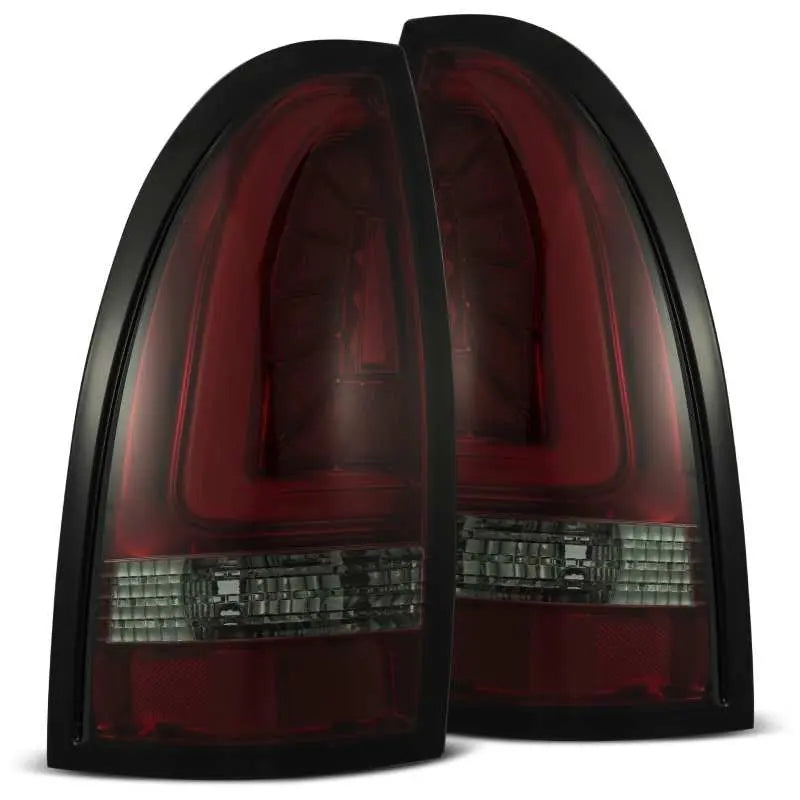 AlphaRex 05-15 Toyota Tacoma PRO-Series LED Tail Lights Red Smoke - Black Ops Auto Works