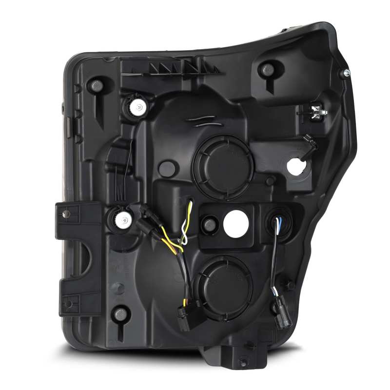 AlphaRex 11-16 Ford F-350 SD NOVA LED Proj Headlights Plank Style Alpha Blk w/Activ Light/Seq Signal - Black Ops Auto Works