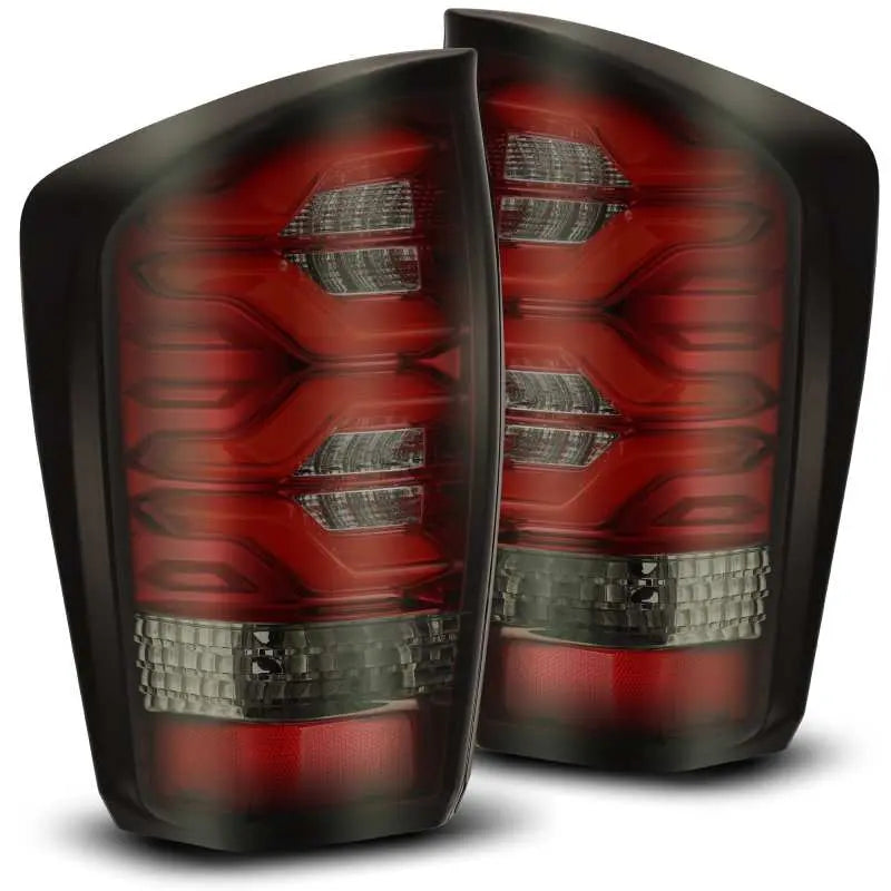 AlphaRex 16-20 Toyota Tacoma PRO-Series LED Tail Lights Red Smoke - Black Ops Auto Works