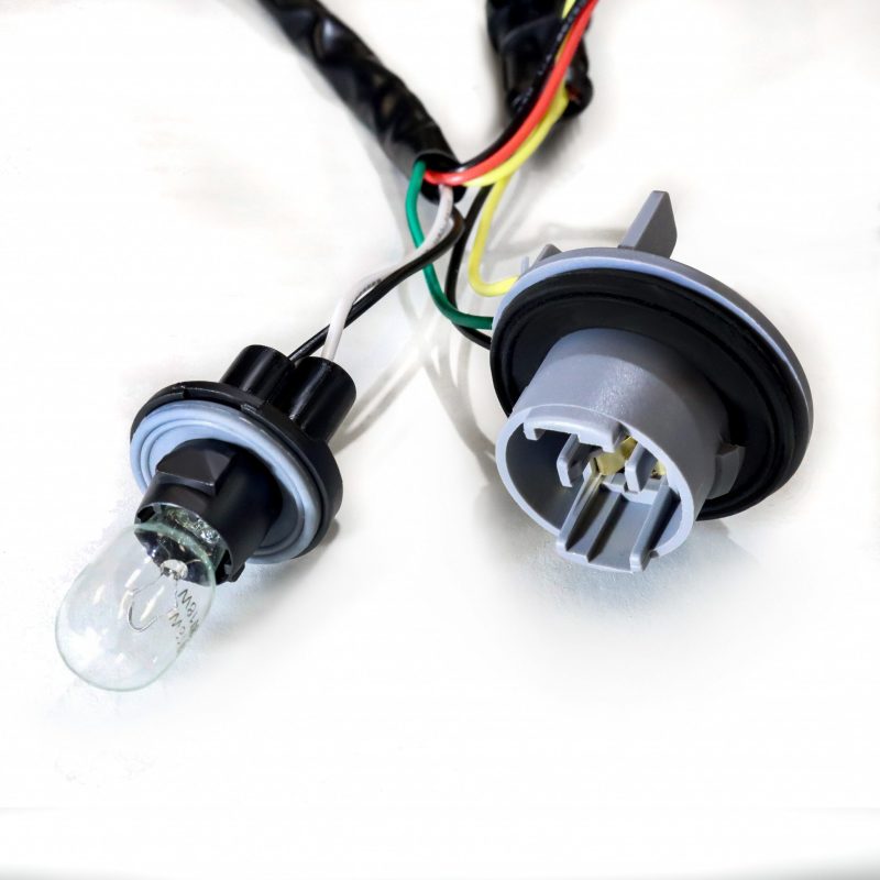 AlphaRex 19-22 Dodge Ram 2500/3500 Stock LED Tail Light to AlphaRex Tail Light Converters - Pair - Black Ops Auto Works