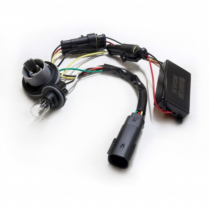 AlphaRex 19-22 Dodge Ram 2500/3500 Stock LED Tail Light to AlphaRex Tail Light Converters - Pair - Black Ops Auto Works