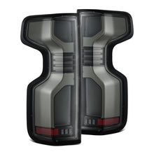 Load image into Gallery viewer, AlphaRex 19-24 Chevy Silverado 1500 / 20-24 2500HD/3500HD LUXX-Series LED Tail Lights Alpha Black AlphaRex ARX620078