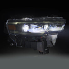 Load image into Gallery viewer, AlphaRex 25-26 Dodge Ram 1500 Luxx LED Proj Headlights -Alpha Black w/Activ Lit/Seq Signal/Switchbk - AlphaRex 880906