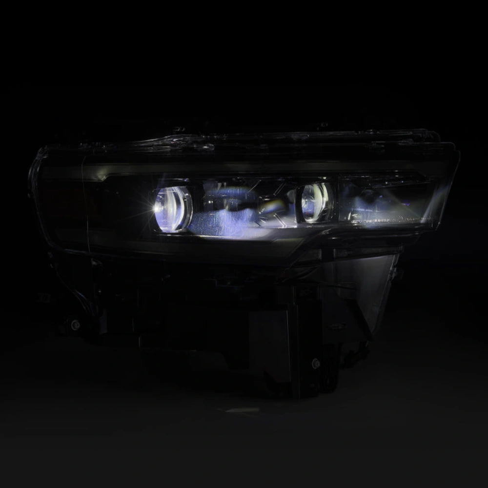 AlphaRex 25-26 Dodge Ram 1500 Luxx LED Proj Headlights -Alpha Black w/Activ Lit/Seq Signal/Switchbk - AlphaRex 880906