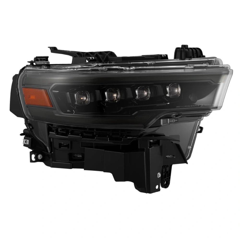 AlphaRex 25-26 Dodge Ram 1500 NOVA LED Proj Headlights- Alpha-Black w/Activ Lit/Seq Signal/Switchbk - AlphaRex 880890