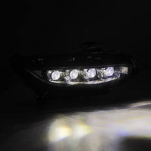 Load image into Gallery viewer, AlphaRex 880491 Honda Civic NOVA-Series headlight with LED projector beam illuminated