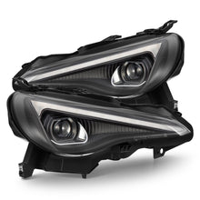 Load image into Gallery viewer, AlphaRex 880901 LUXX LED projector headlight pair, black, for Scion FR-S, Toyota 86 and Subaru BRZ