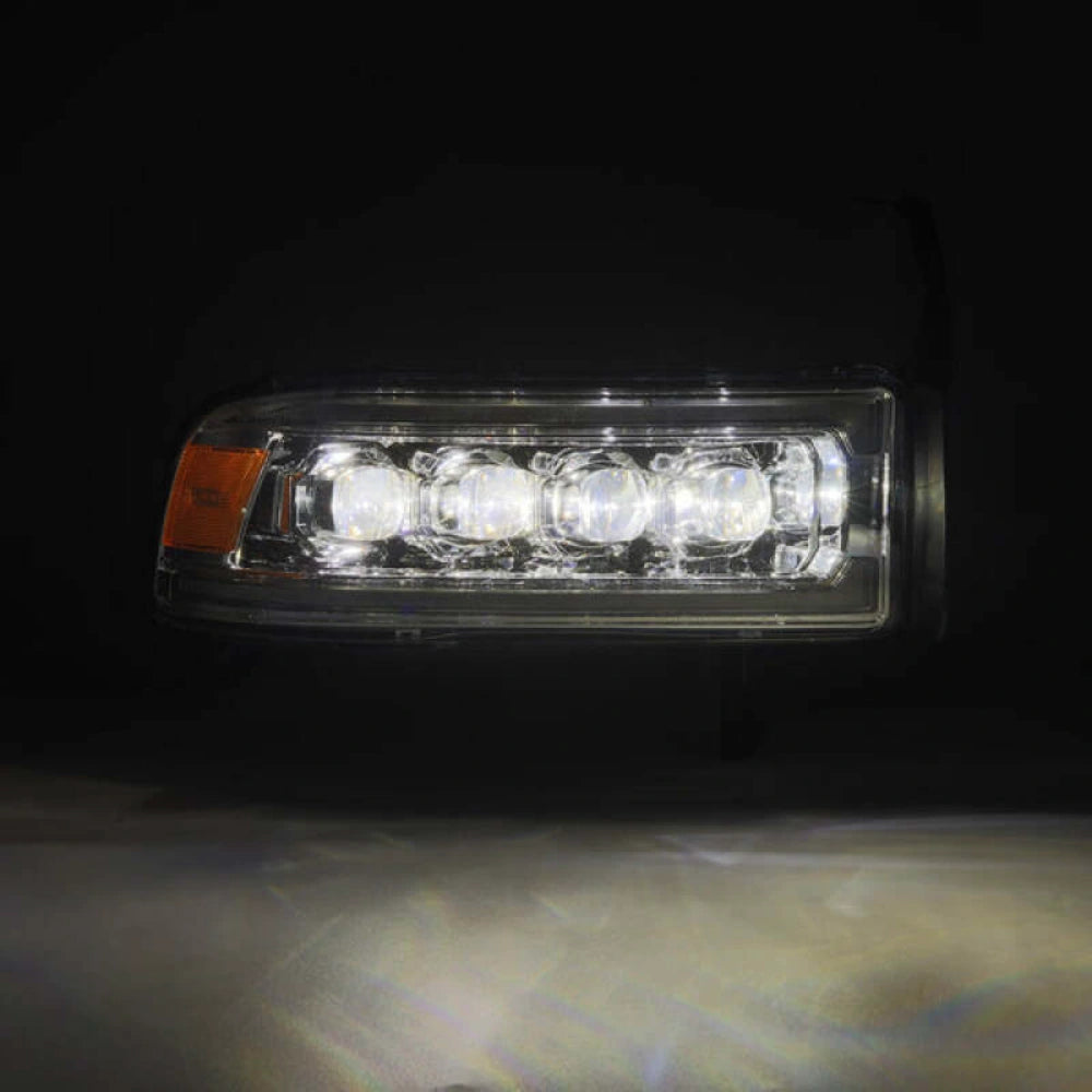 AlphaRex 94-01 Dodge Ram 1500 NOVA LED Headlights Chrome w/ Activ. Light Seq. Signal and SB DRL - AlphaRex 880351