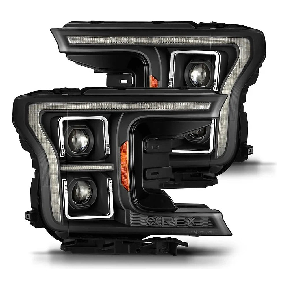 AlphaRex PRO Projector Headlights for 2018-2020 Ford F-150, product view 1